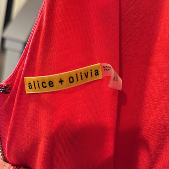 Alice + Olivia Ombré Maxi Dress - size Small - Red to Pink Ombré , dreamy! - Picture 6 of 7